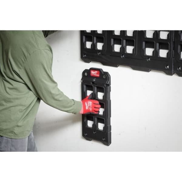 Monteringspanel - MILWAUKEE - Packout - 25,4 x 25 x H5 cm - Polymer - Sort