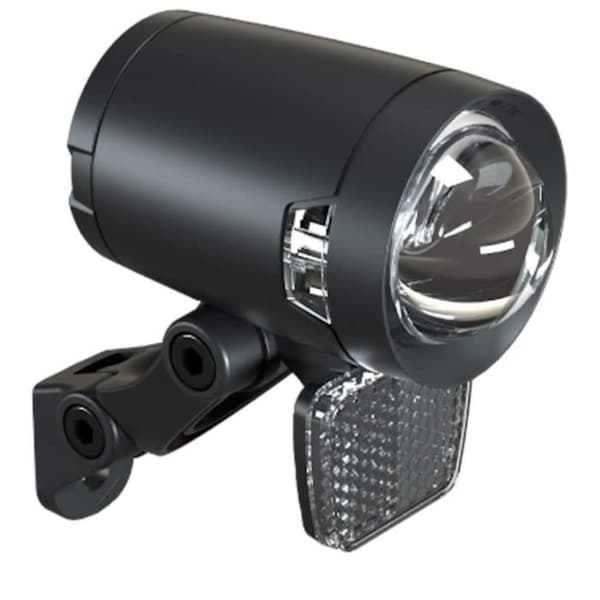 Herrmans forlygte H-Black Pro 6/12 V e-cykel 230 lumen sort