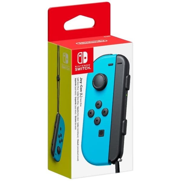 Neonblå venstre Joy-Con-controller til Nintendo Switch (Udskifteligt batteri)