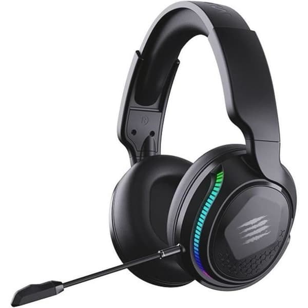 Headset with Microphone - Mad Catz - P.I.L.O.T. Pro - Black RGB - Bluetooth - Backlit