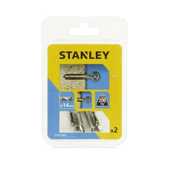 STANLEY 2-pack expanderbultar med ögla M8 STF41802-XJ