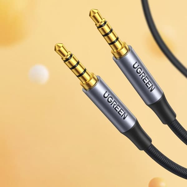 Audio kabel - UGREEN - AUX 3 m - Mini-jack 3,5 mm han - Sort