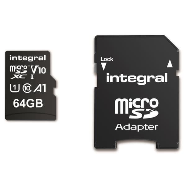 INTEGRAL MEMORY Micro SDXC 64GB Korkea Nopeus 100MB/s siirtonopeus