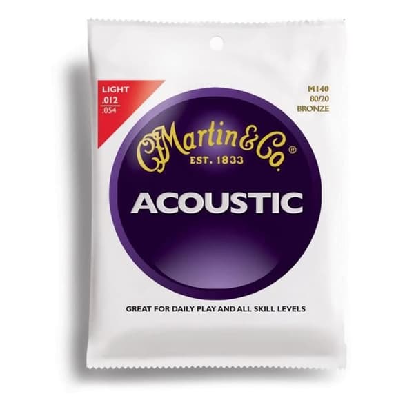 Martin Strings MA140 AUTHENTIC SP 80/20 Bronze Light 12/54 Strenge