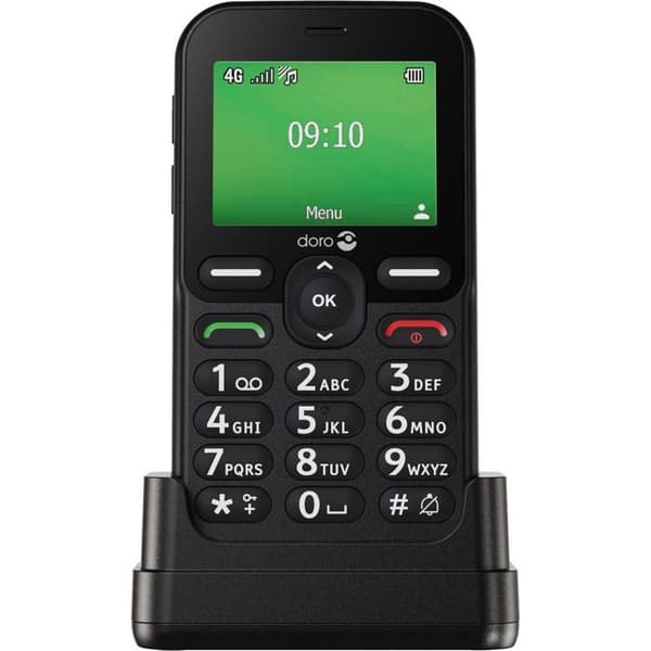 Doro Leva E10 2,4” 4G Nano SIM Musta