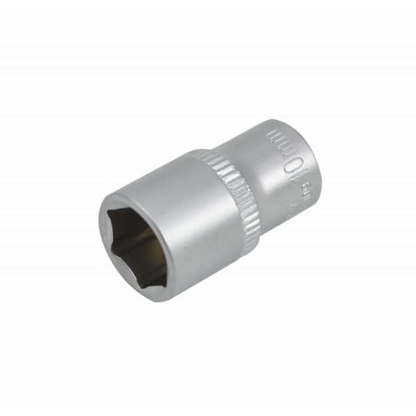 Adapter til stikkontakt - Awtools 1/4 korte HEXAGONAL stikkontakt 11 mm SORT LINJE