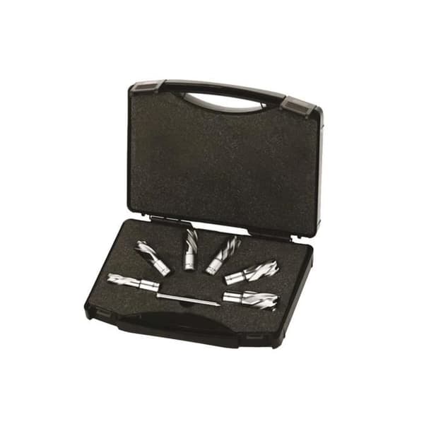 Borekrone sæt - MILWAUKEE - 4932372533 - 7 stk - HSS - Sort