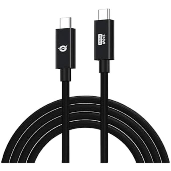 USB-C 4.0 Kabel - CONCEPTRONIC - 1,20 m - 40 Gbps - 5 A - Sort