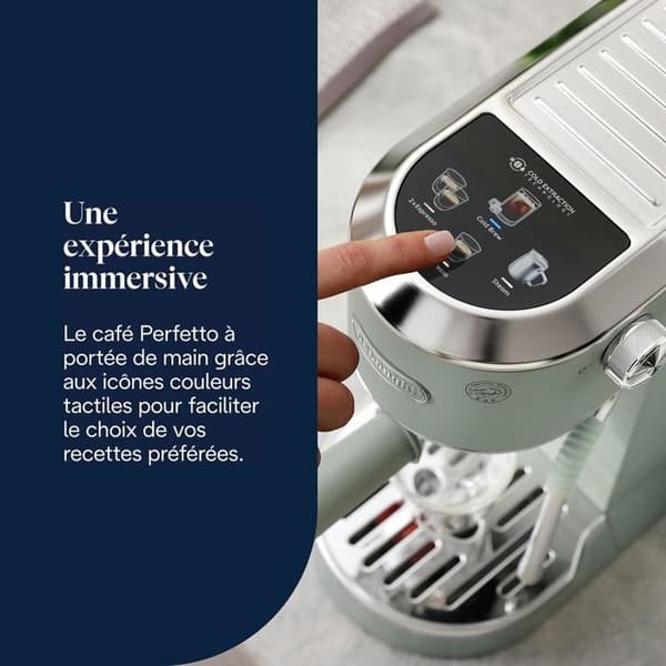 Espressomaskin Delonghi Dedica Duo EC890.GR Grön