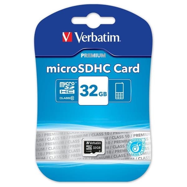 Verbatim 32 GB Class 10 MicroSD-kort