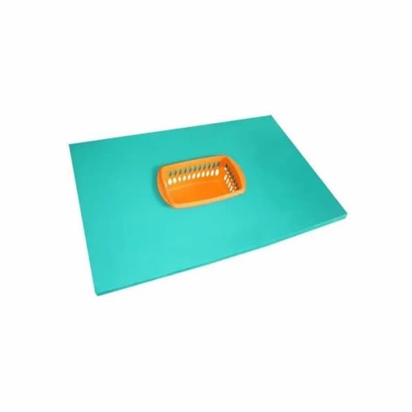 Golvmatta - SOFTEE - One size - Blå - 150x100x6 cm - Korg 43x27 cm