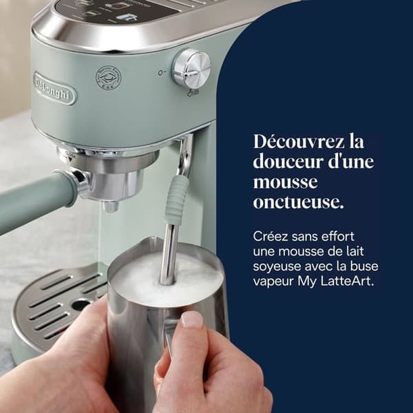 Espressomaskin Delonghi Dedica Duo EC890.GR Grön