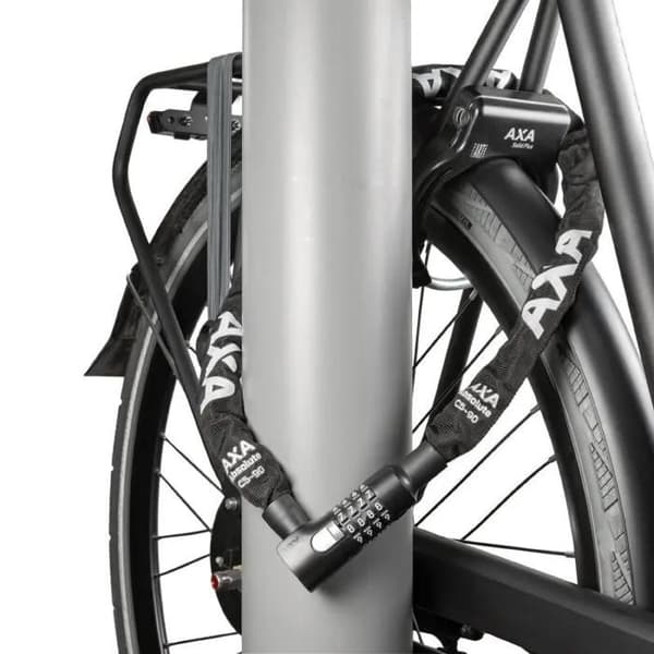 Kombinationslås för cykelkedja säkerhetsnivå 9/15 Axa-Basta Absolute Code