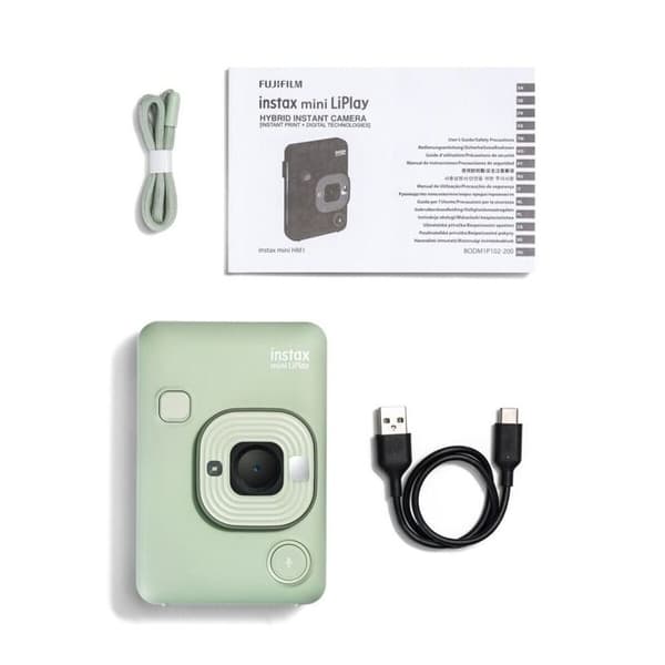 Fujifilm Instax Mini Liplay Instant Camera Green