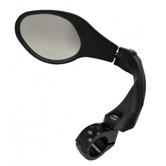 Spejl - Venstre Retning - 9 cm - Plastik - Sort