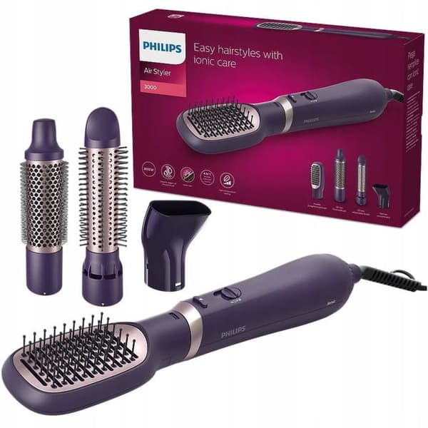 Ionic styling brush - PHILIPS - BHA313/00 - 800 W - 2 temperaturer - 4 munstycken