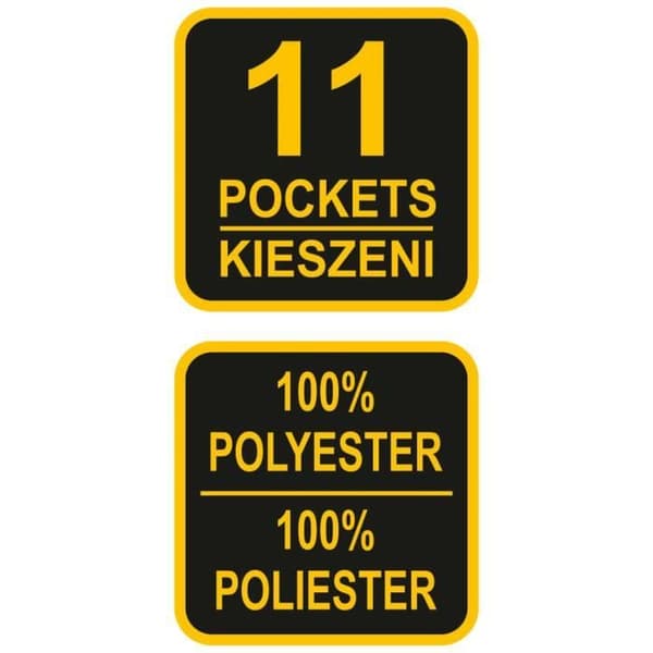 VOREL Työkaluvyö kiinteillä taskuilla Polyesteri