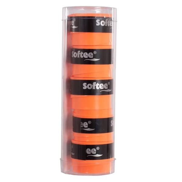 Softee Tech glat padel grip (x5) - fluor orange