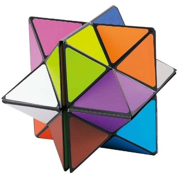 Magic Cube 2-i-1-pussel - Märke - Modell - Vit - Blandat