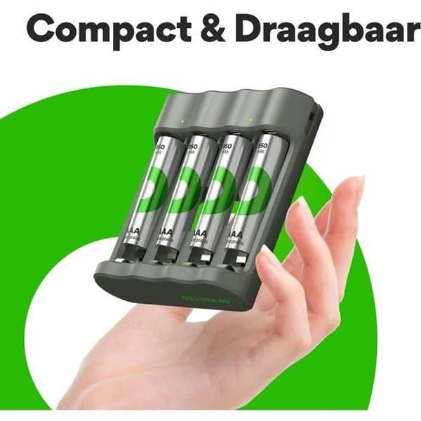 Daglig oplader GP B441 4xAAA 850mAh