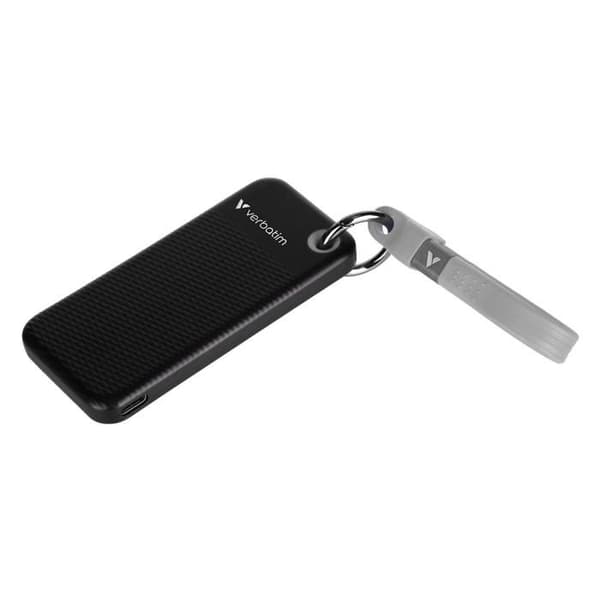 Verbatim Pocket extern SSD - 128GB (Svart/Grå)