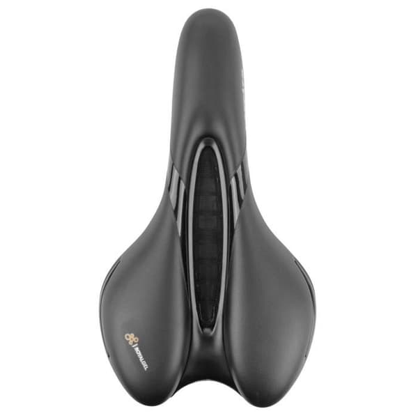 Cykelsæde - SELLE ROYAL - Respiro Stracciatella - Royalgel - Perineal ventilation - Sidebeskyttelse