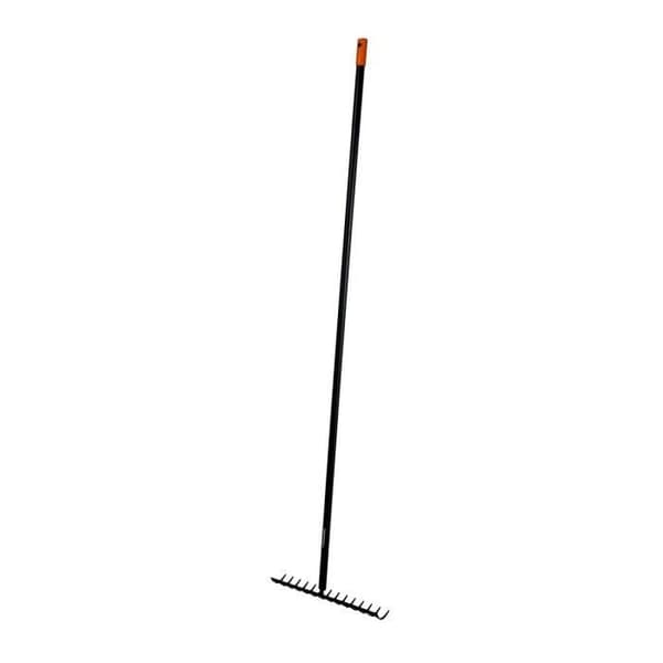 Solid™ 14-tands krum tænder rive - FISKARS - Ideel til at forberede blomsterbede og rive grene.