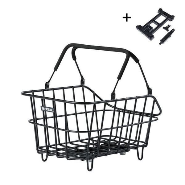 Cykelkurv plade aluminium Basil Carry Mik 2.0