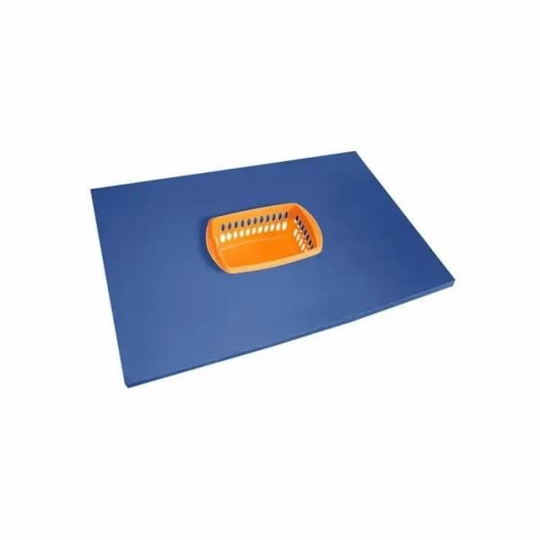 Golvmatta - SOFTEE - One size - Blå - 150x100x6 cm - Korg 43x27 cm