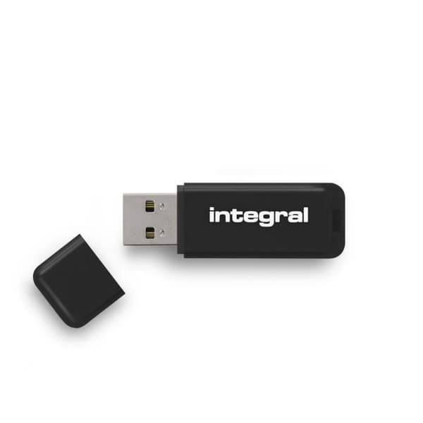 Integral USB-nøgle Neon 64GB Sort