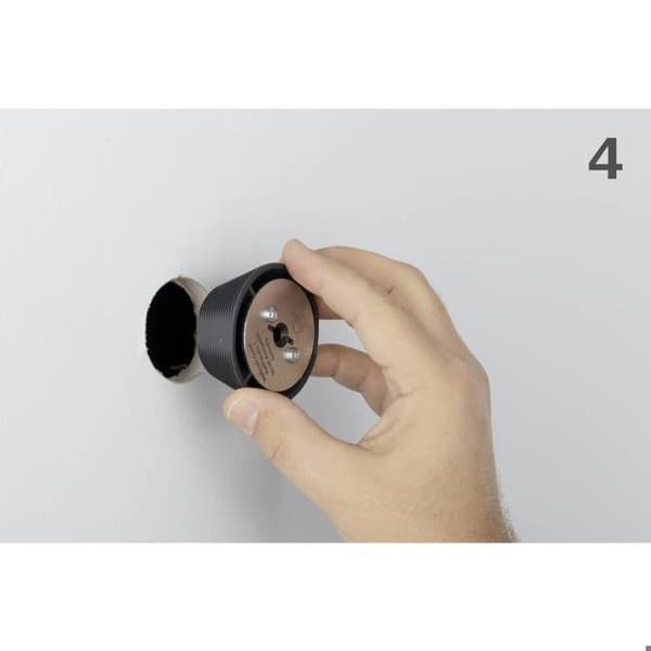 Guide til boring - WOLFCRAFT - 5952000 - Ø 6 + 8 mm - Inkluderer guide til skruer - Hvid