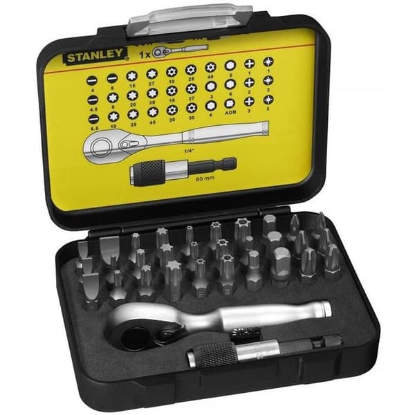 32 dele 1/4" Stanley 1-13-904