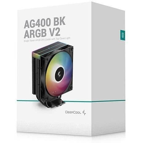 PC Køling - DEEPCOOL - AG400 BK ARGB V2 - 12 cm Blæser - Hydraulisk - Sort