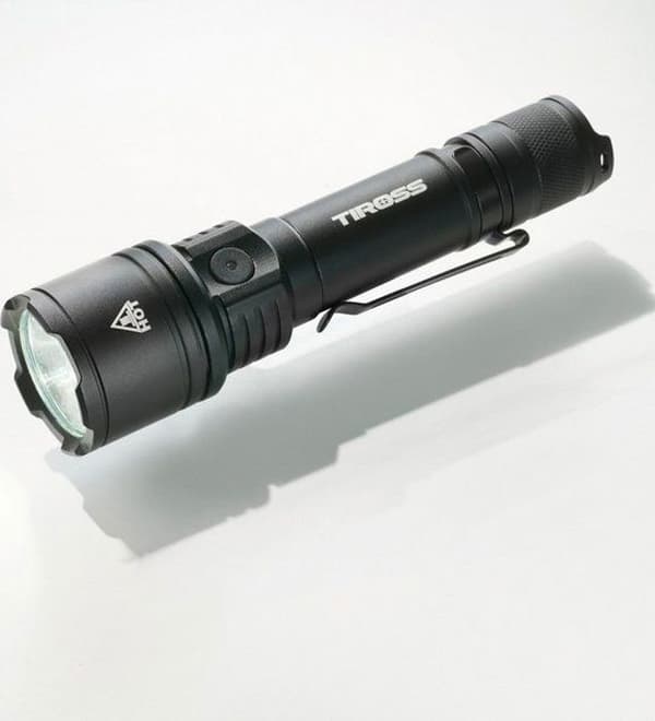 Hovedlampe - TIROSS - TS-1908 - Genopladelig USB - Sort - Multisport