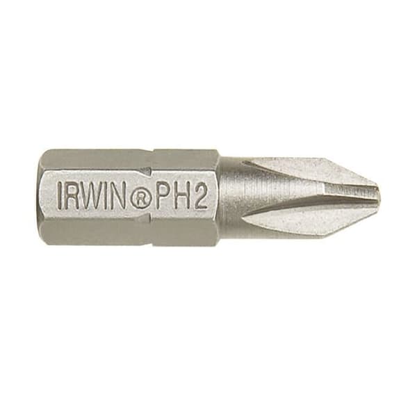 IRWIN Phillips PH2 skruetrækkerbits 25 mm Sæt af 2 IRW10504388