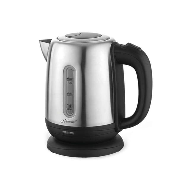Elkedel - MAESTRO - MR-027 - 1,2 L - Rustfrit stål - 360° base