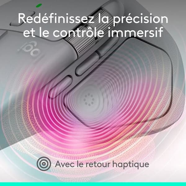Logitech trådlös mus MX Master 4 Ljusgrå
