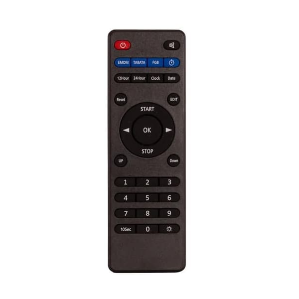 Digital timer - SOFTEE - Multifunktion (x3) - Timer & stoppur - TABATA/EMOM-lägen - Digital skärm 30x12x3,2 cm