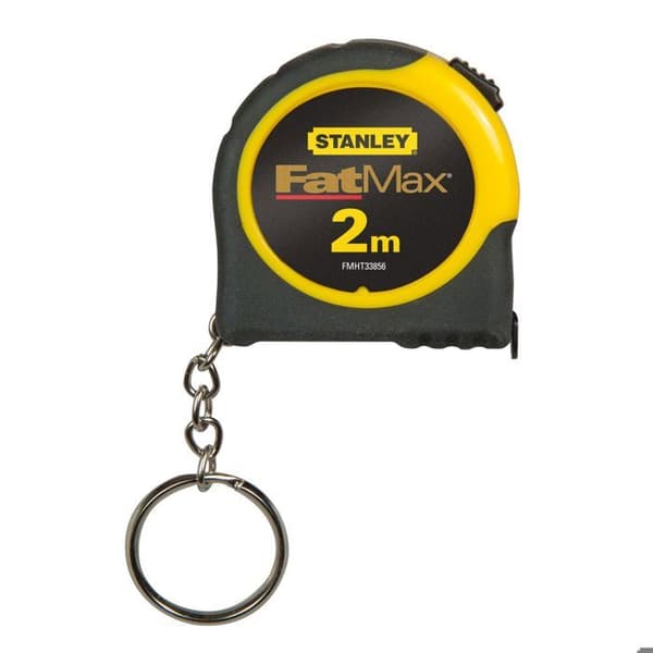 Nøglebånd - STANLEY - 2m - Stødabsorberende ABS - Ægte nul-hook - Kompakt og lakeret
