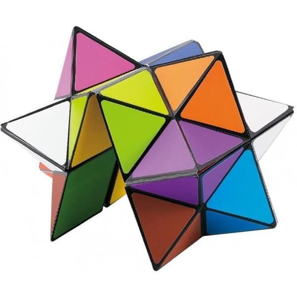 Magic Cube 2-i-1-pussel - Märke - Modell - Vit - Blandat