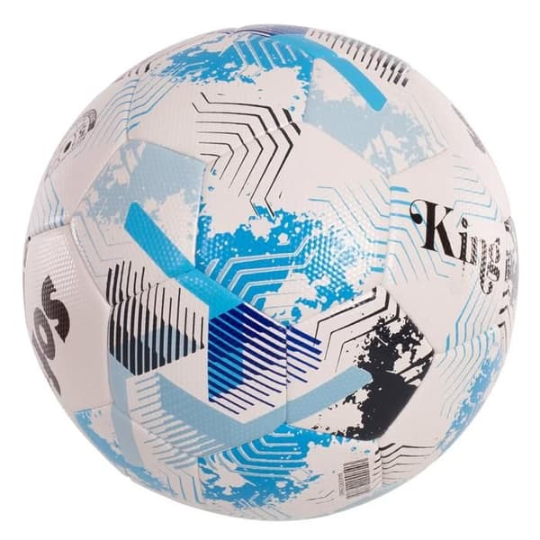 Softee King fodbold - hvid/blå