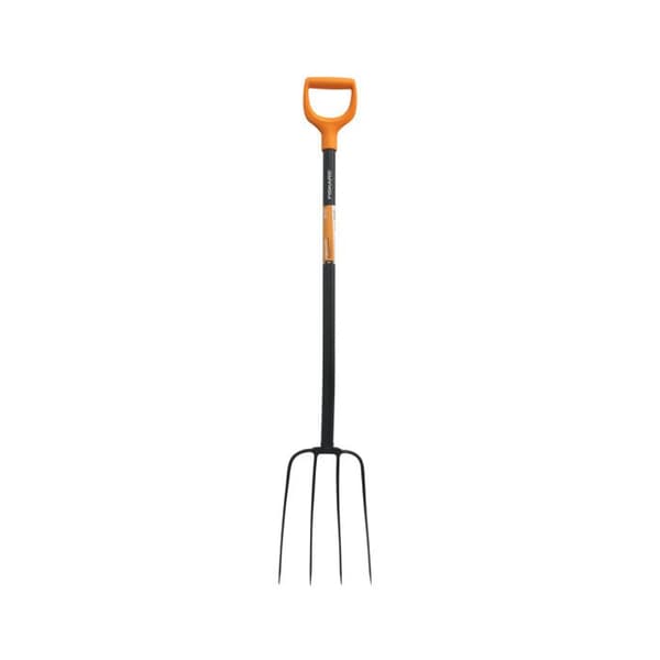 Kompostgafl - FISKARS - Solid Fork - Total længde 126 cm - Arbejdslængde 34 cm - Arbejdsbredde 23 cm