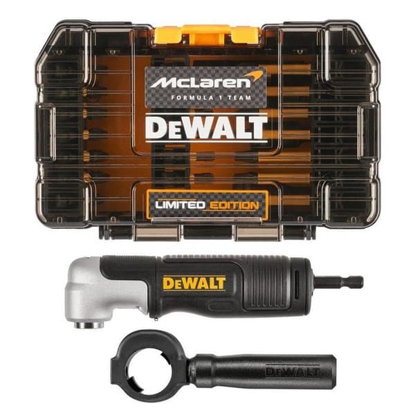 Sæt af bits - DEWALT - McLaren - 35 elementer - Vinklet støtte - Magnetisk støtte