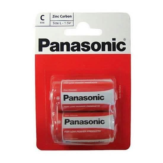Panasonic R14RZ-2BP C Størrelse Batteri