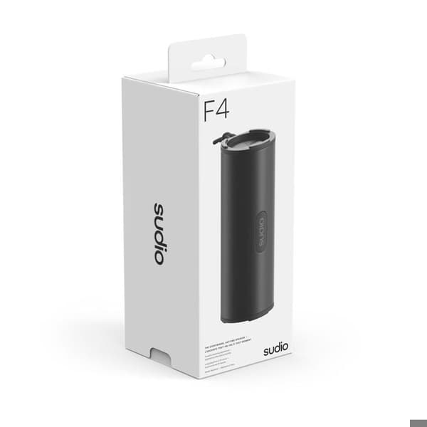 Bluetooth-højttaler - SUDIO - F4 - Sort - Bluetooth 5.0 - Forstærker - Trådløs