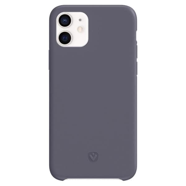 Coque - VALENTA - iPhone 11 - Ægte læder - Mikrofiberfor - Lilla