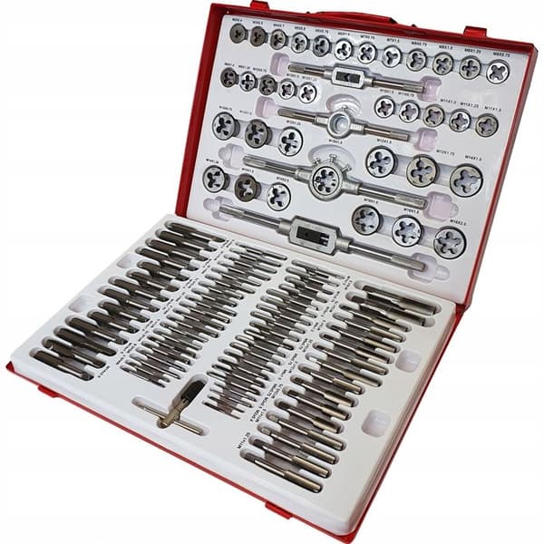 Taraus- ja kierteityssarja 110 osaa M2-M18 SilverTools S10290