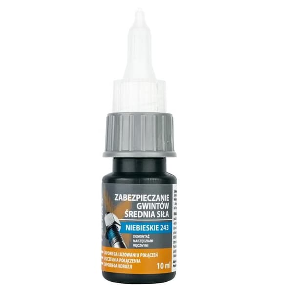 TECMAXX - Blå skruelås - Medium 10 ml i løs vægt.