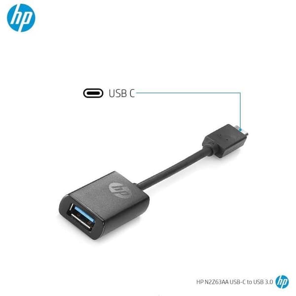 USB-adapter - HP - USB-C til USB 3.0 - 14,08 cm - Hun A-stik - Han C-stik