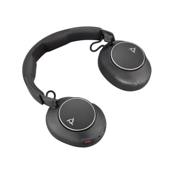 Micro headset uden ledning Poly Voyager Surround 80 UC Bluetooth Sort + USB C og USB A adapter